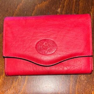 Buxton Bold Red Leather Wallet